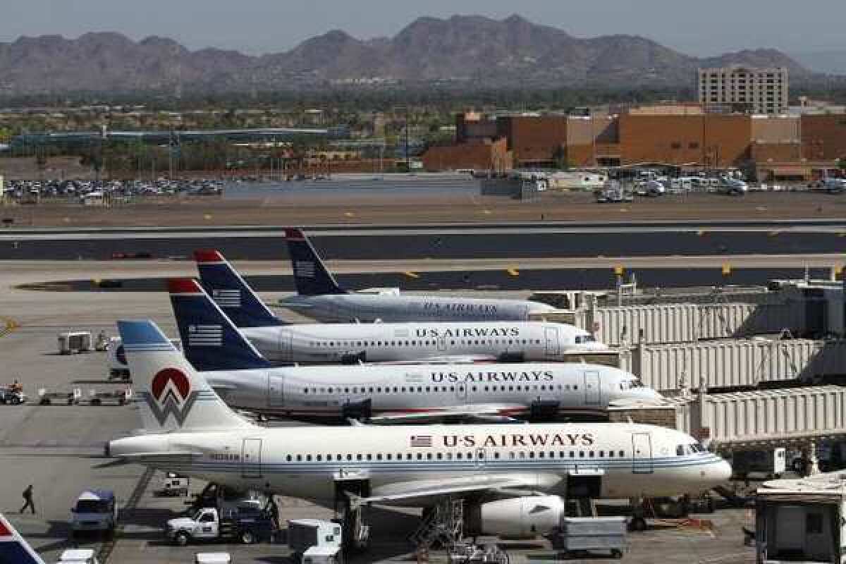 US Airways, with the backing of three American Airlines unions, is eager for a merger with the bankrupt airline.