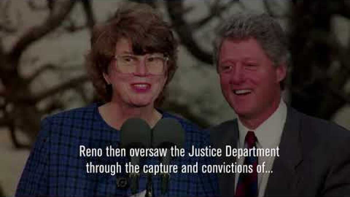 Janet Reno The First Woman To Serve As Attorney General Dies At