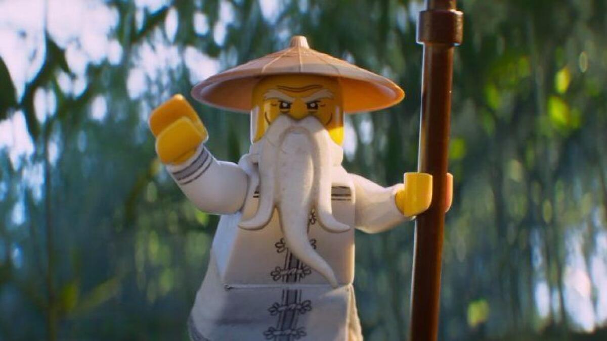 Master Wu (voiced by Jackie Chan) in the new animated adventure "The Lego Ninjago Movie." (Warner Bros. Pictures)