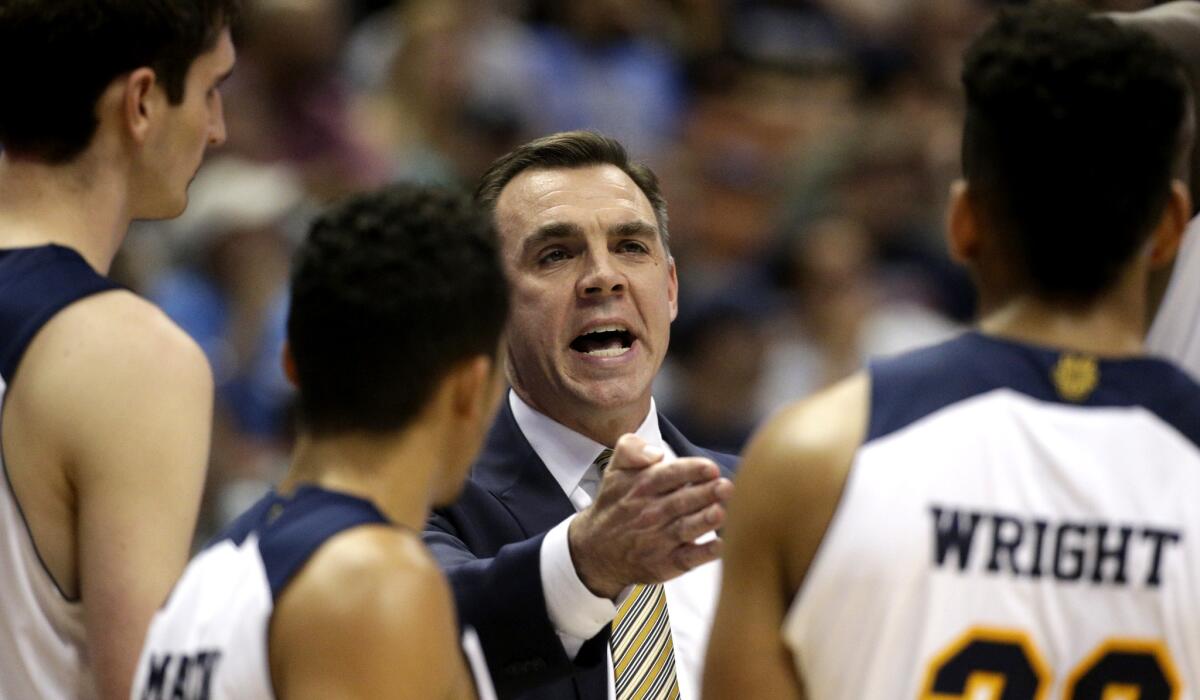 UC Irvine Coach Russell Turner says he's "not intimidated" by the reputation of Louisville heading into their NCAA tournament game Friday.