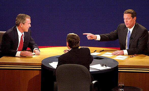 Presidential debate 2000, Gore, Bush