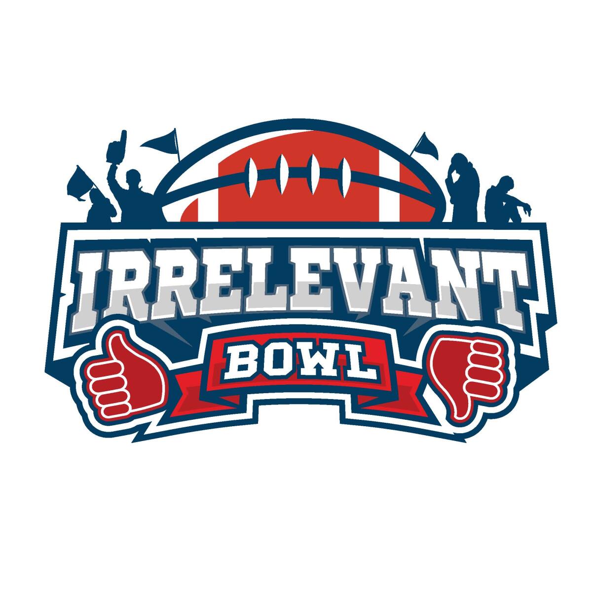 The logo for the Irrelevant Bowl.