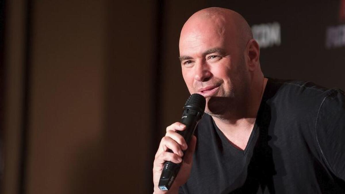 UFC President Dana White in 2014.