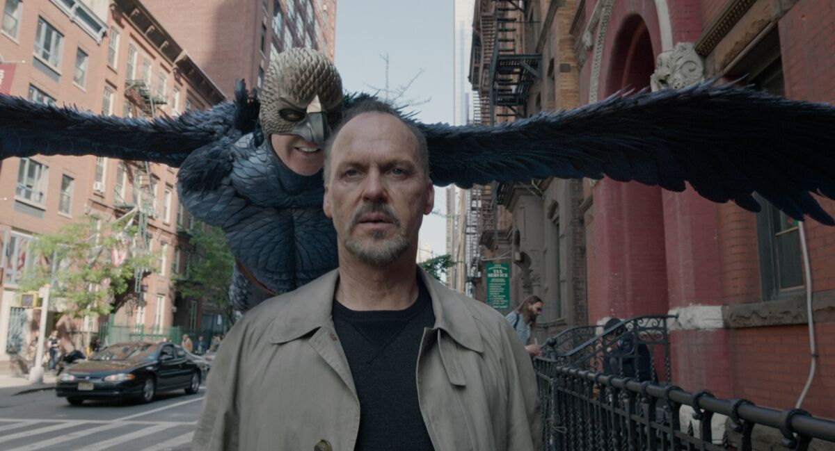 Michael Keaton, star of "Birdman," shared in the Oscar nomination windfall with director Alejandro Inarritu.