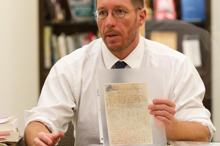 The 90,000-plus wartime letters collected by Andrew Carroll as part of his Legacy Project will be kept and displayed at Chapman University under a donation to the university from Carroll.