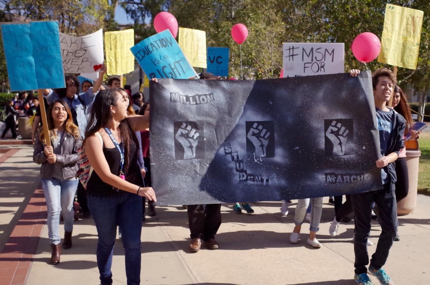 Protest at UC Riverside