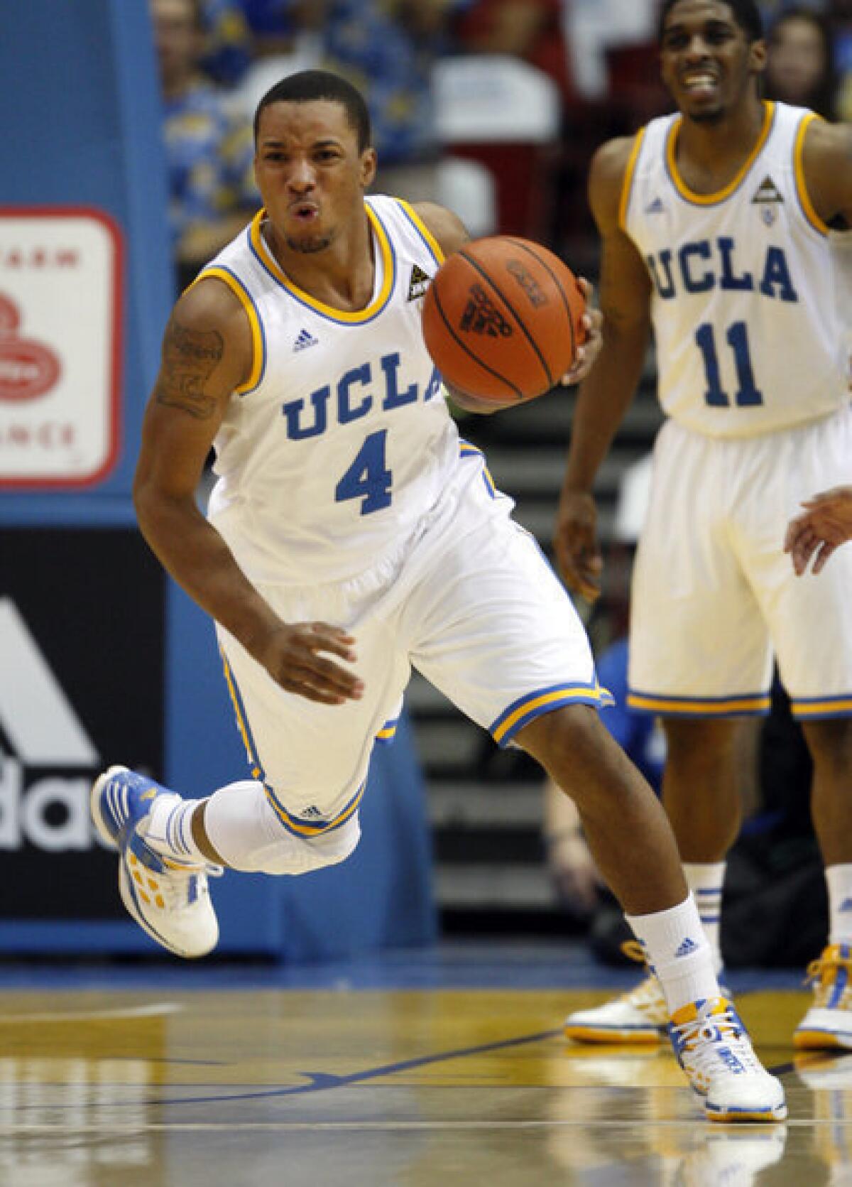 UCLA's Norman Powell during a game against Colorado last season.