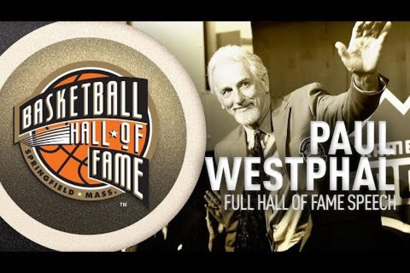 Paul Westphal's Hall of Fame induction speech