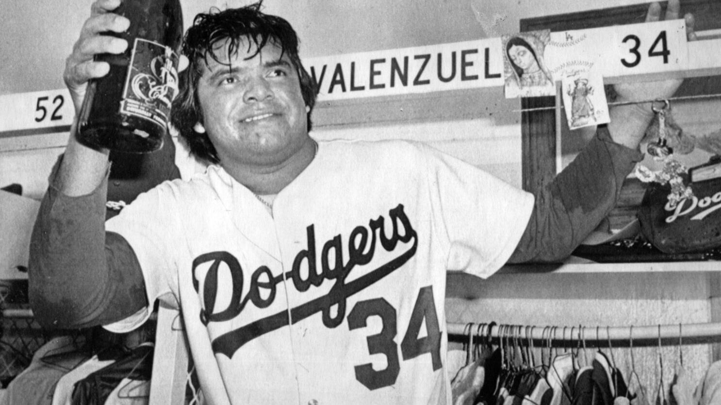 Fernando Valenzuela LA Dodgers #34 NIKE ADULT JERSEY NAME AND