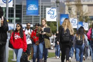 Cal State San Marcos (shown in April 2019) has been among the fastest growing universities in California in recent years. 