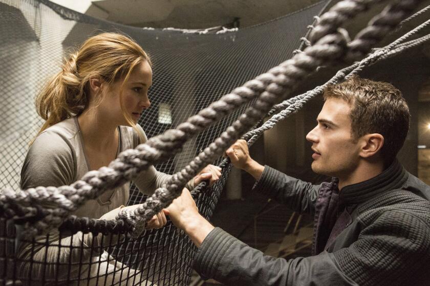 Shailene Woodley and Theo James star in "Divergent," part of the film library that will be available to subscribers of a new video streaming service being launched in China by Lionsgate with Chinese e-commerce group Alibaba.
