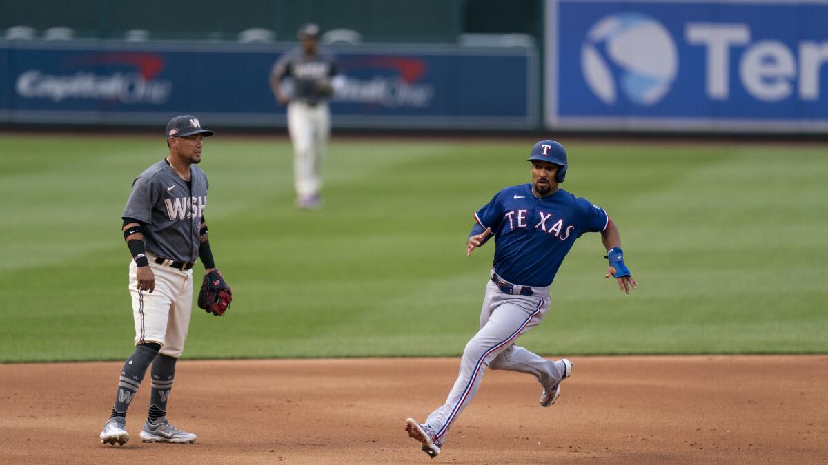 Semien, Seager score runs in the 7-2 Rangers loss to LA Angels