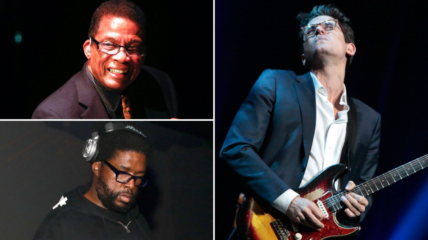 Herbie Hancock, John Mayer and Questlove will take the stage with Ed Sheeran.