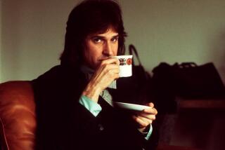 Ray Davies of The Kinks at a record company office in London, 11th April 1975. 