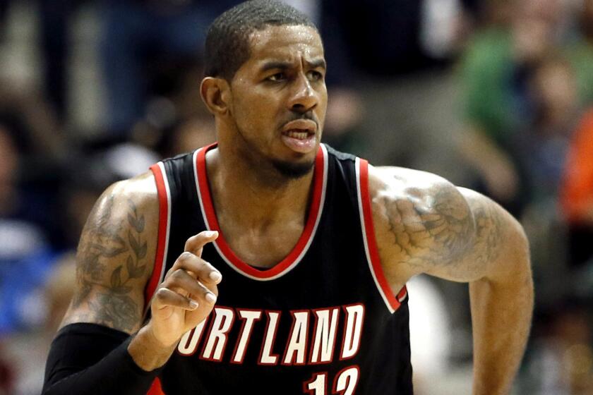 The Lakers appear to be in the same category as the Trail Blazers when it comes to All-Star power forward LaMarcus Aldridge: On the outside looking in at the free-agent sweepstakes.