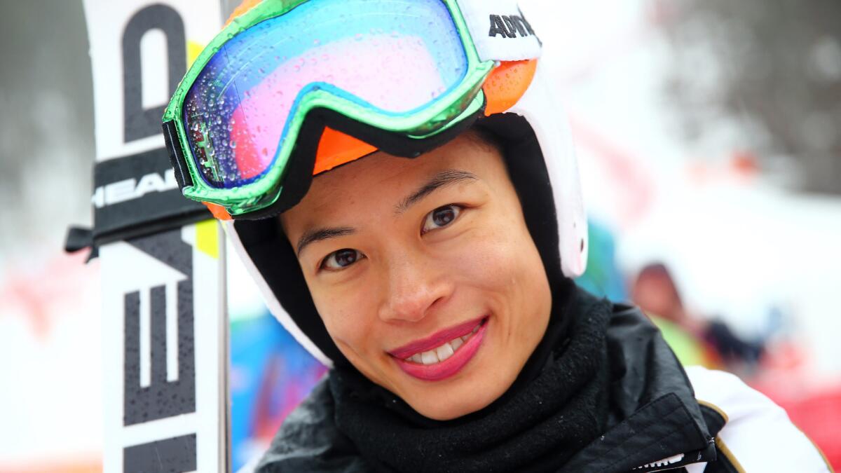 Pop star Vanessa-Mae has been banned for four years from international skiing.