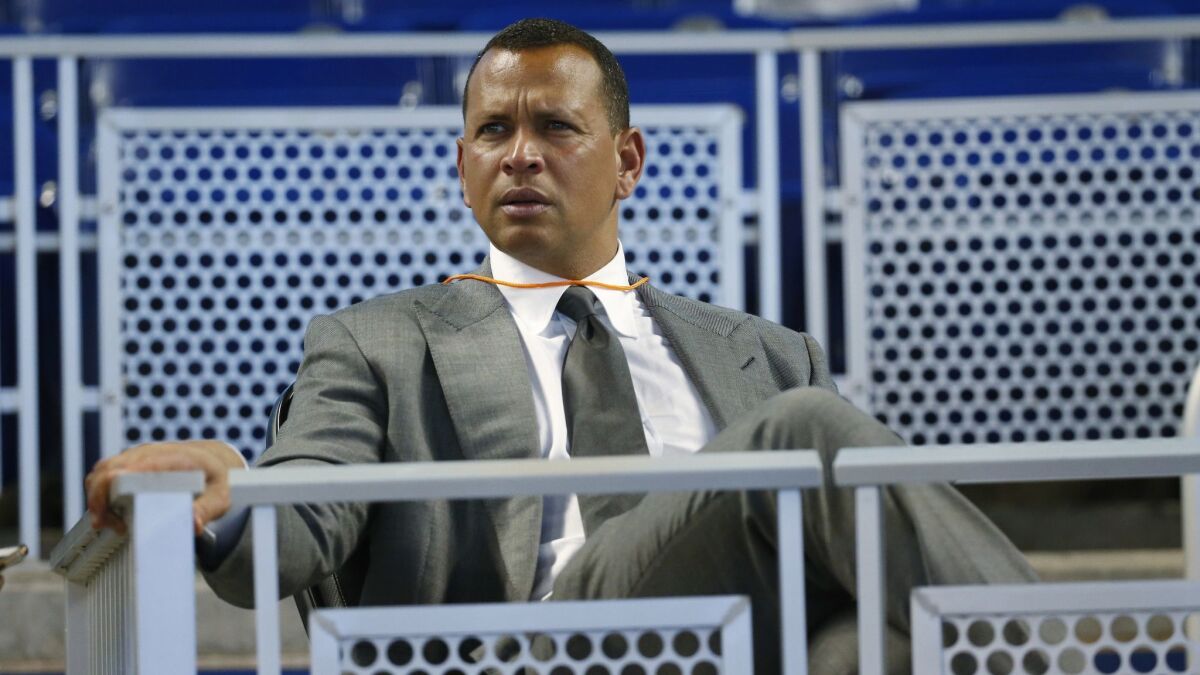 Former major leaguer Alex Rodriguez hopes he'll be inducted into the Baseball Hall of Fame someday.