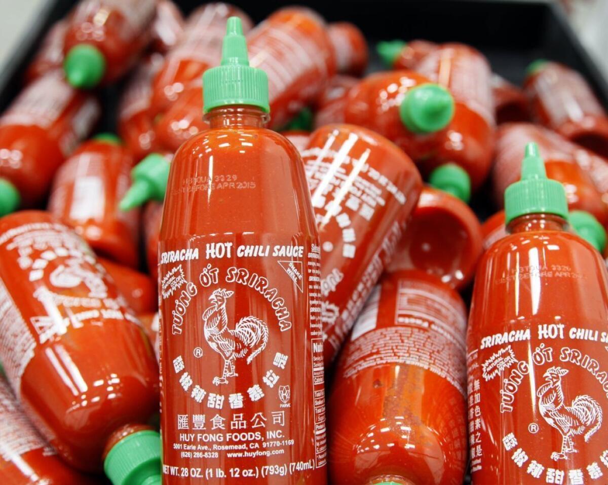 The city of Irwindale sued Huy Fong Foods, producer of Sriracha chile sauce, after nearby residents complained of burning eyes and throats.