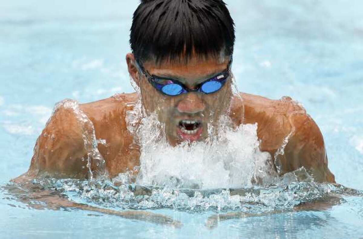 ARCHIVE PHOTO: Crescenta Valley's Young Tae Seo signed a letter of intent to swim for the University of Florida.