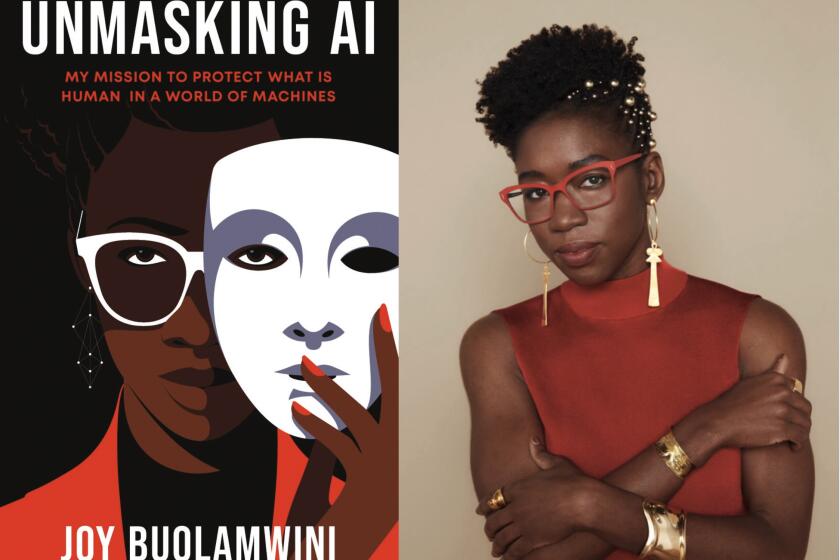 Joy Buolamwini (right) is the author of "Unmasking AI."
