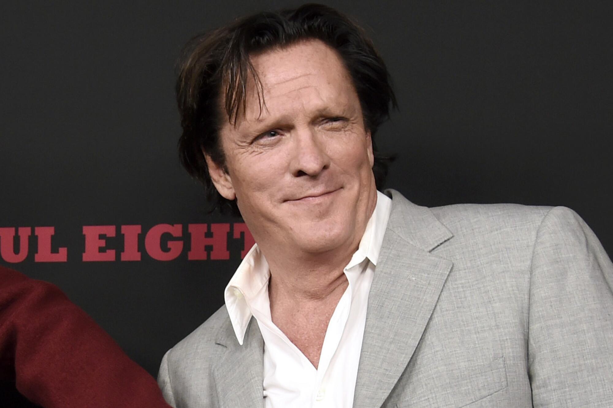 El actor Michael Madsen aparece en el estreno de "The Hateful Eight" en Los Ángeles el 7 de diciembre de 2015.