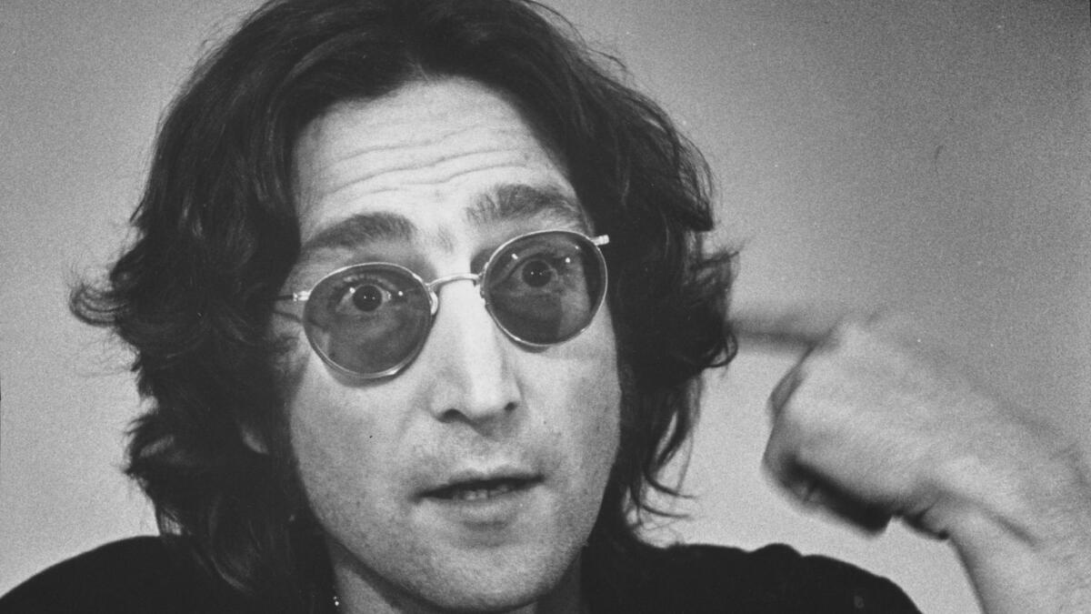 With 'Imagine,' John Lennon continues his use of music to express his  deepest feelings - Los Angeles Times