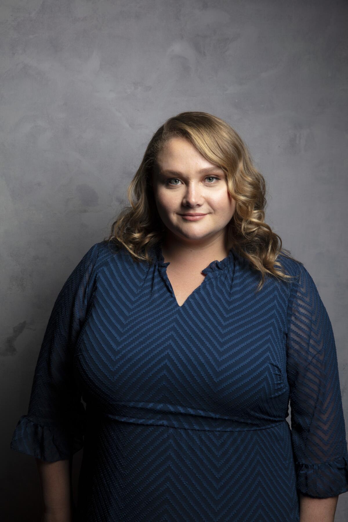 Actress Danielle Macdonald from the film "Skin."