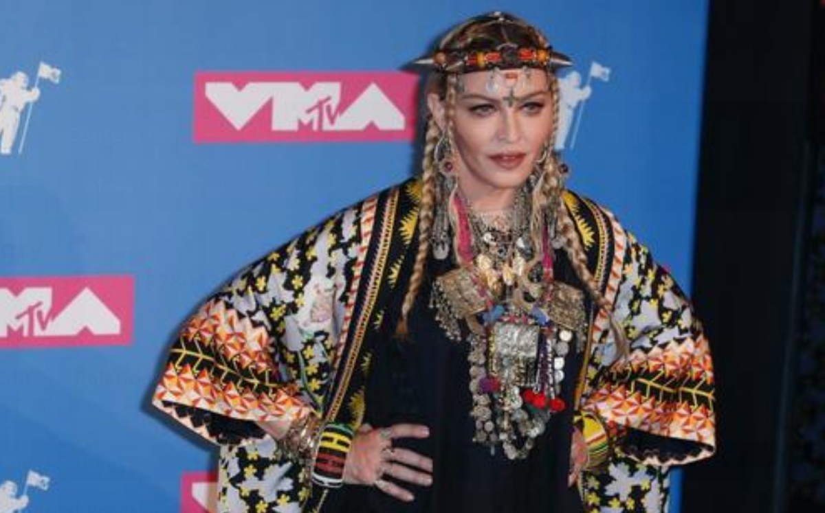 La cantante estadounidense Madonna posa en la sala de prensa de los Premios MTV Video Music Awards 2018, el lunes 20 de agosto de 2018, en el Radio City Music Hall, en Nueva York (EE.UU.). EFE/Jason Szenes/Archivo