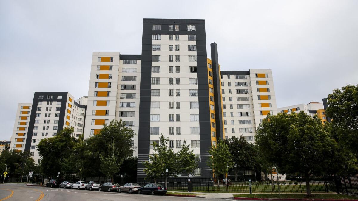 The Park La Brea apartments in Los Angeles.