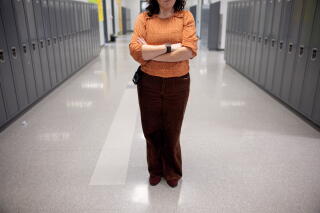 a teacher at a high school