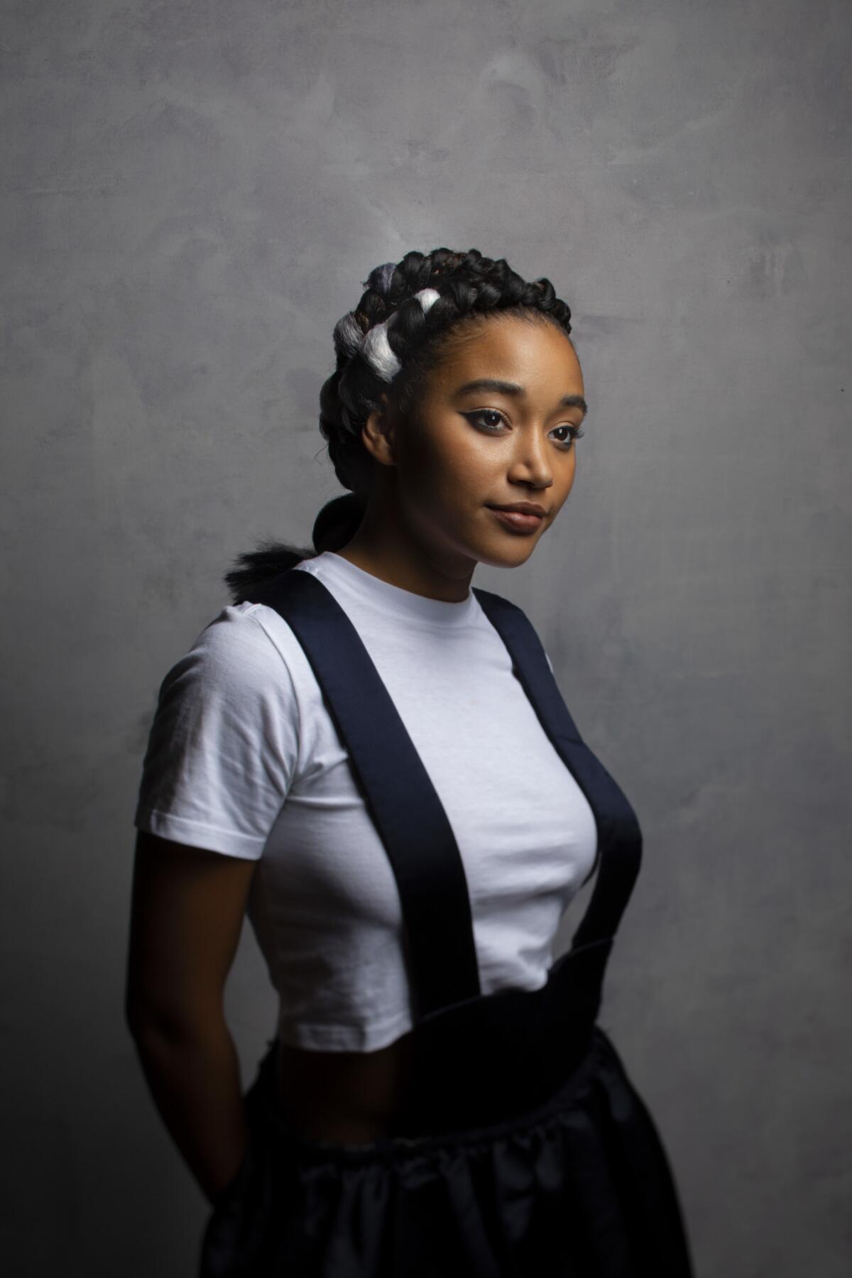 Actress Amandla Stenberg from the film "The Hate U Give."