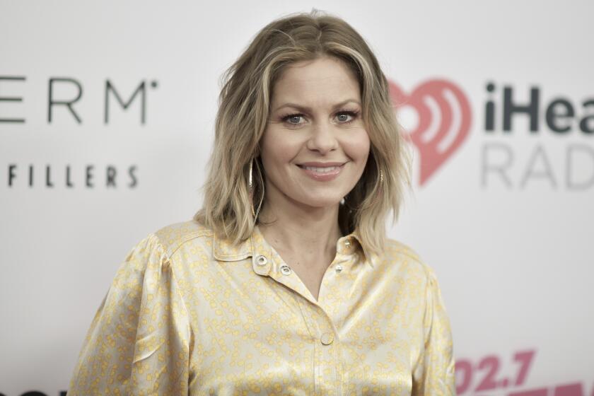 Candace Cameron-Bure attends 2019 Wango Tango at Dignity Health Sports Park on Saturday, June 1, 2019, in Carson, Calif. (Photo by Richard Shotwell/Invision/AP)