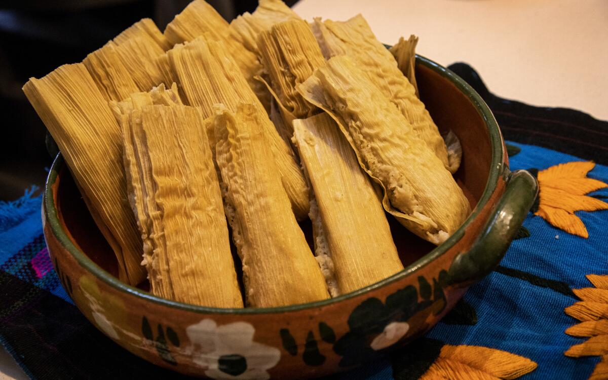 Early Christmas tamales