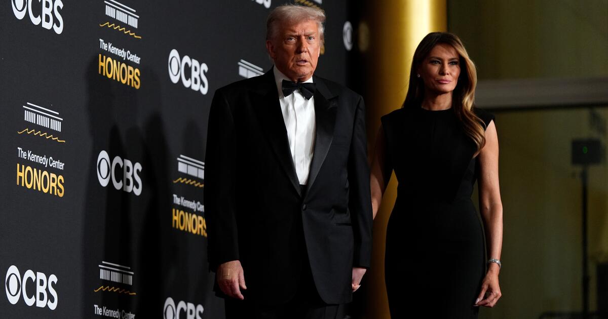 Trump hosts Kennedy Center Honors, a touchstone in his attack against what he calls 'woke' culture