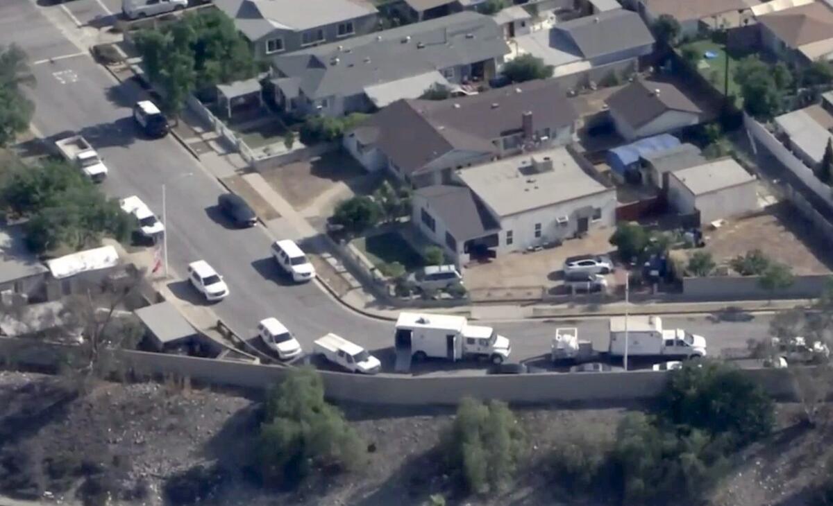 The Azusa Police Department discover a large amount of illegal fireworks at a home.