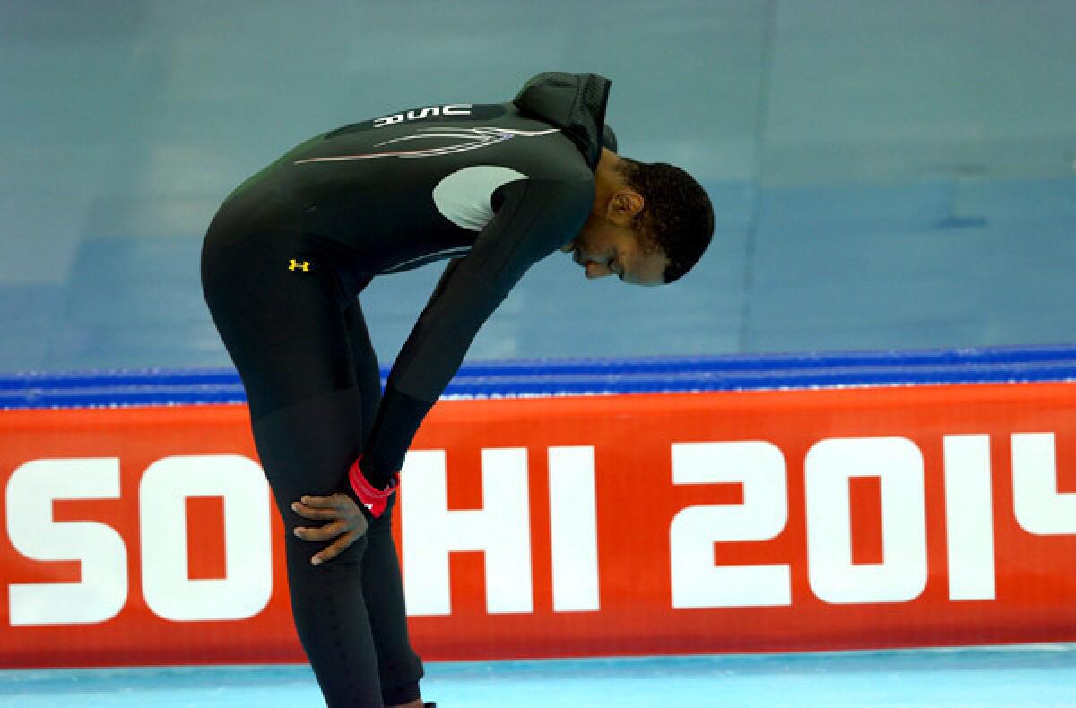 Unlike previous Winter Games, Shani Davis and the United States' long-track speedskaters were far from golden at the Sochi Olympics, failing to win any medals.