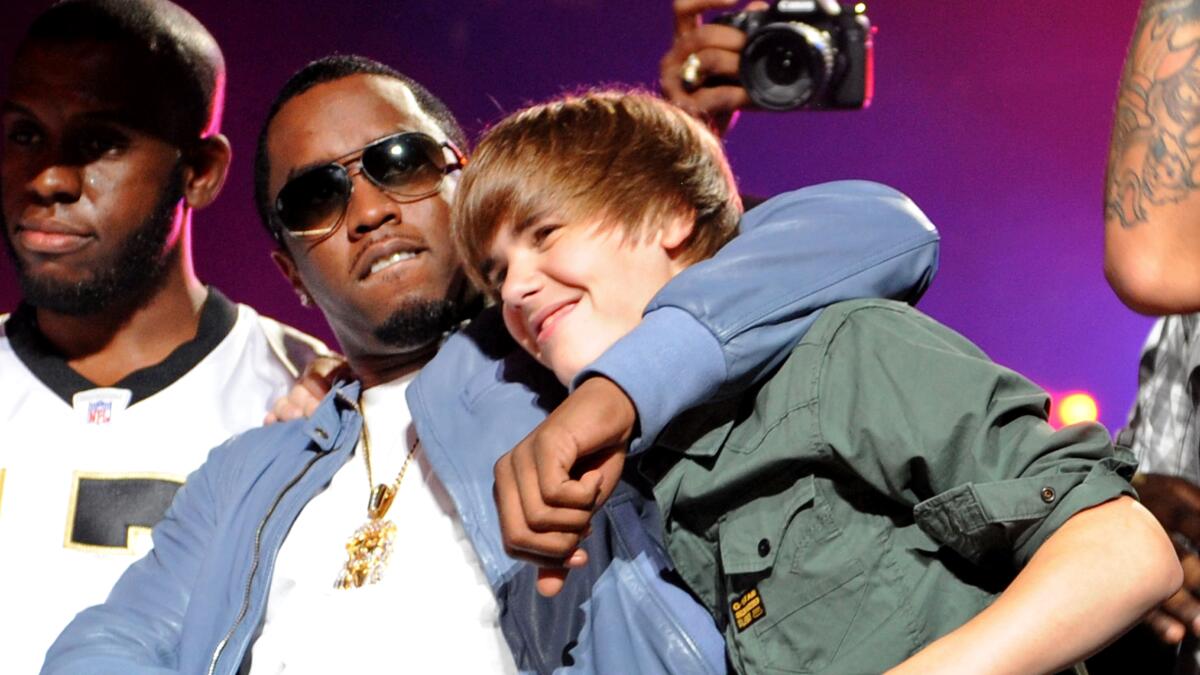 Team Bieber says Diddy didn't do anything — to Justin - Los Angeles Times