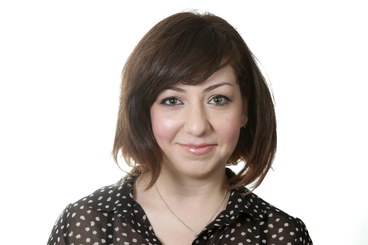 Liana Aghajanian, columnist. Photographed on Monday, August 26, 2013.