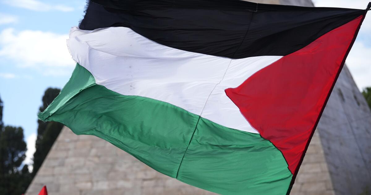 Agoura Hills home displaying Palestinian flag attacked in hate crime, authorities say