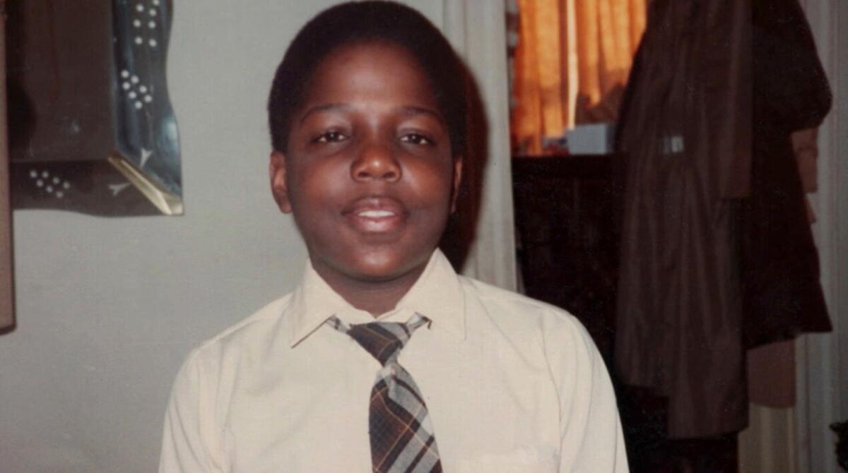 A young Christopher "Biggie" Wallace in the documentary "Biggie: I Got a Story to Tell."