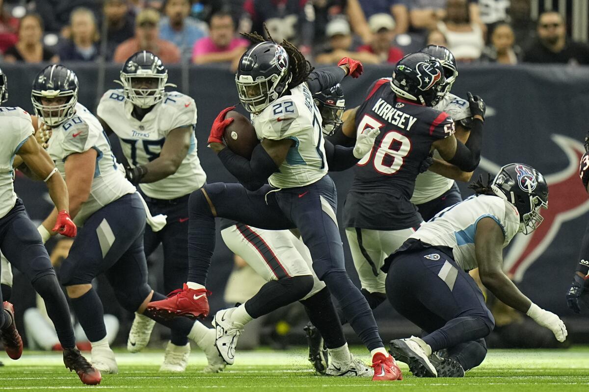 Texans run defense struggles in loss to Henry, Titans - The San