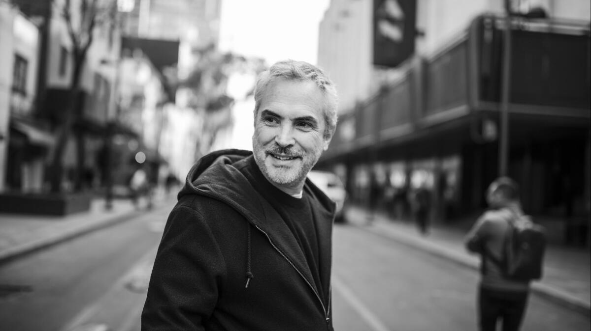 Alfonso Cuarón in Mexico City, where he grew up and shot scenes for "Roma."