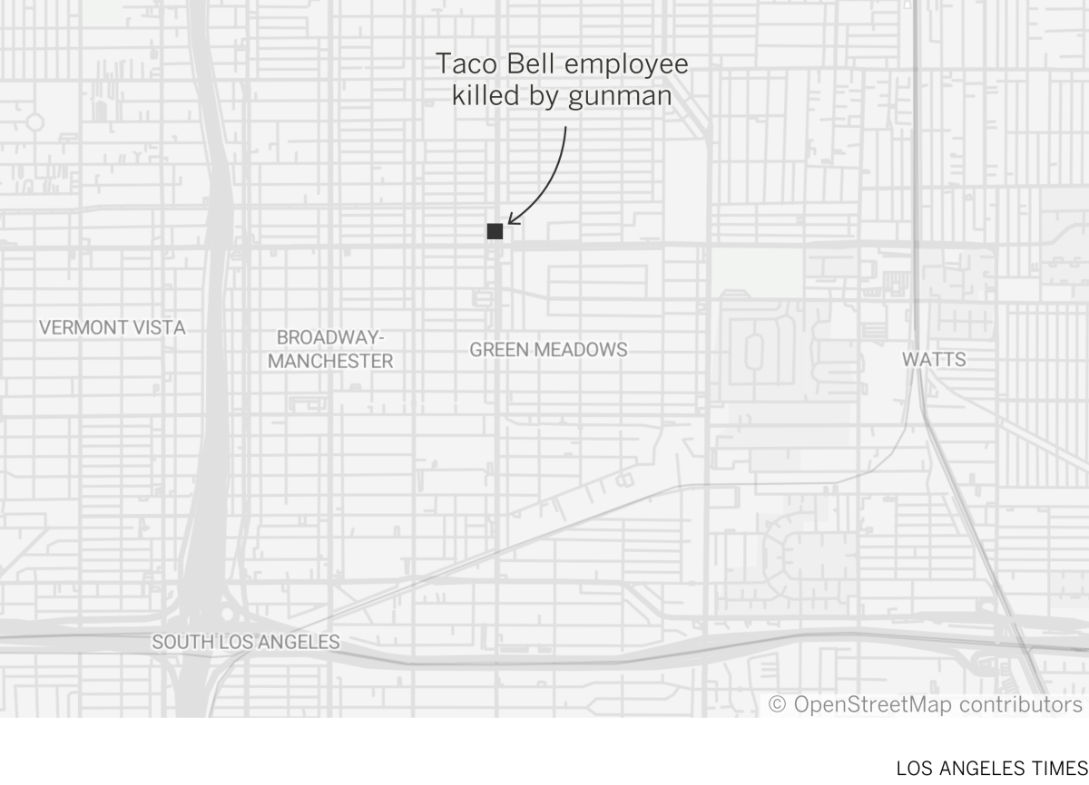 Taco Bell employee killed by gunman