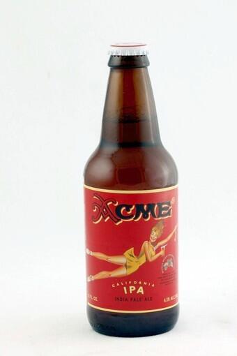 Craft beers use labels to promote their region or maker’s individuality. Above: Acme India Pale Ale Craft beers.