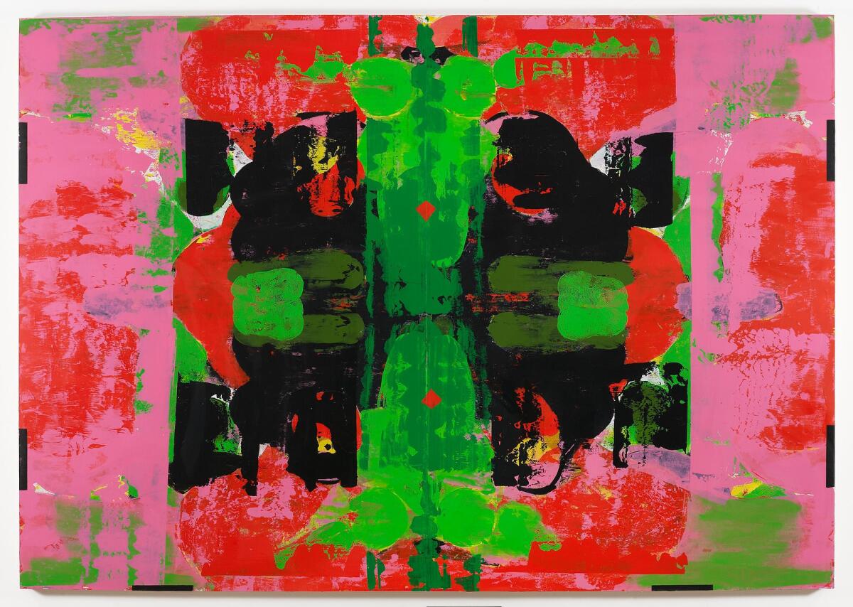 Kerry James Marshall, "Untitled (Blot)," 2014, acrylic on PVC panel (MOCA)