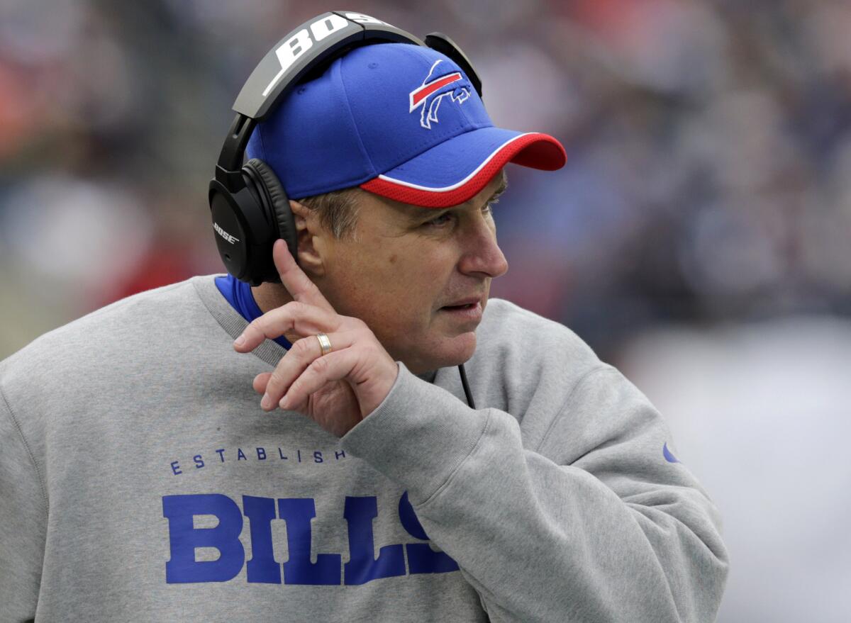 Doug Marrone left the Buffalo Bills last month after two seasons as head coach.