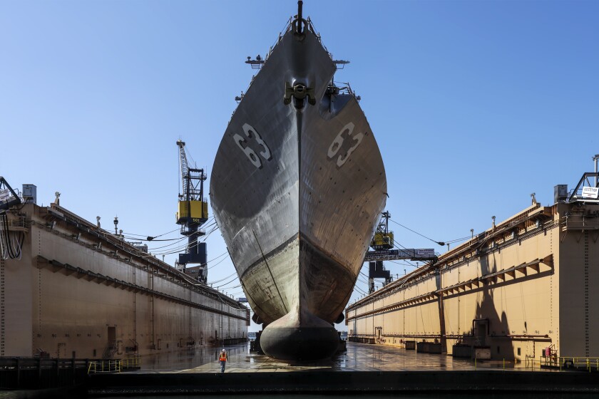 That Rust On Your Shower Head It S A 6 Billion Problem For The Navy Cruise Ships And More Los Angeles Times