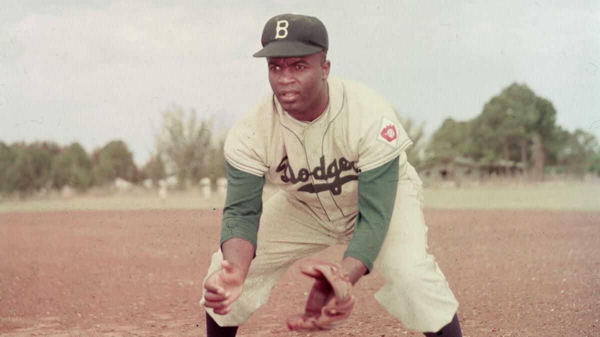 Jackie Robinson, pictured in 1951.