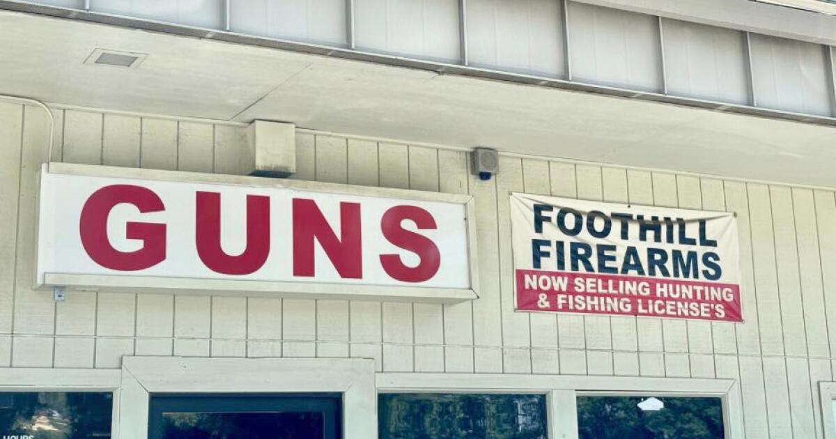 Thief tunnels into California gun retailer, makes off with arsenal