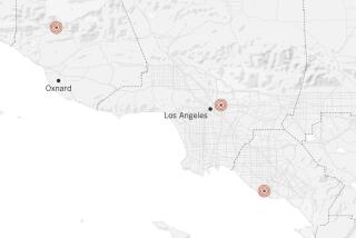 String of Earthquakes across LA